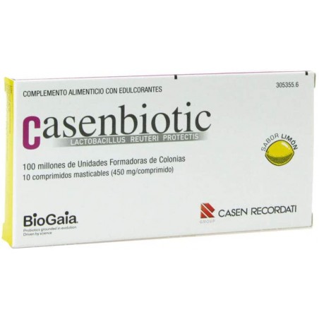 CASENBIOTIC LIMON 10 COMPRIMIDOS