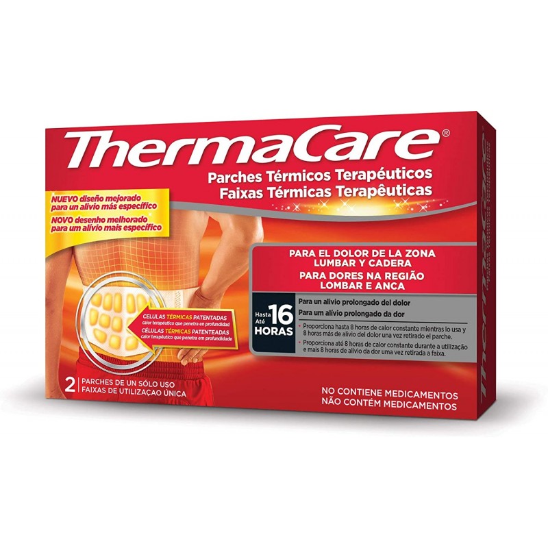 THERMACARE LUMBAR Y CADERA 2 PARCHES