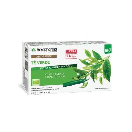 ARKOFLUIDO TE VERDE ARKO - 20 AMPOLLAS