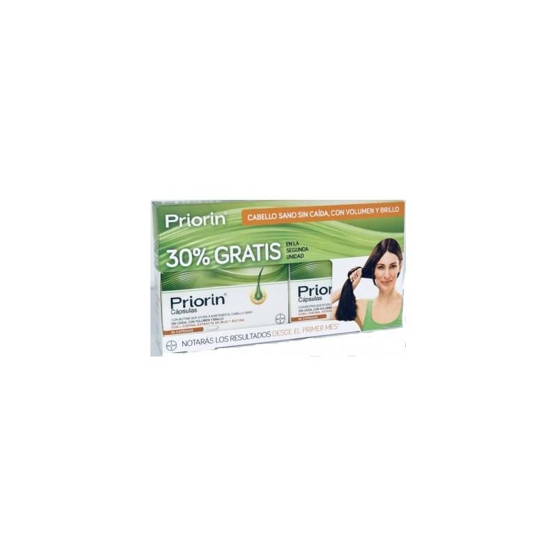 PRIORIN DUPLO 60 CAPSULAS + 60 CAPSULAS