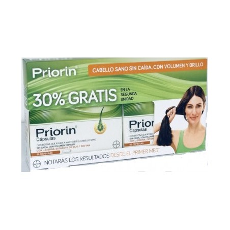 PRIORIN DUPLO 60 CAPSULAS + 60 CAPSULAS