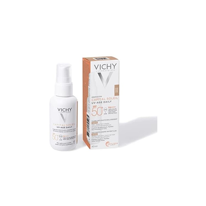 VICHY CAPITAL SOLEIL UV-AGE DAILY SPF50 CON COLOR 40ML