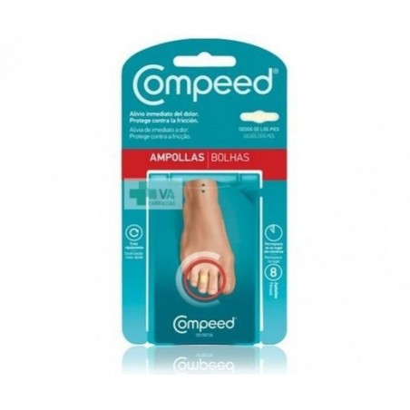 COMPEED AMPOLLAS DEDOS 8 UDS