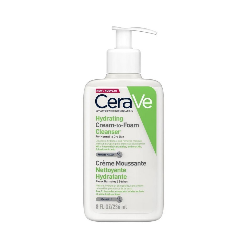 CERAVE CREMA ESPUMA LIMPIADORA HIDRATANTE 236ML