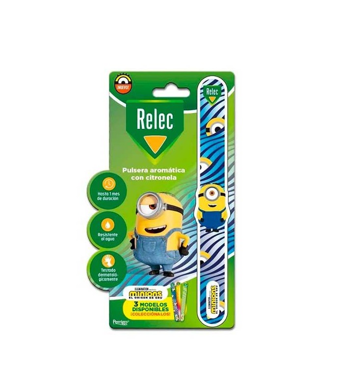 RELEC PULSERA MINIONS CITRONELA AZUL