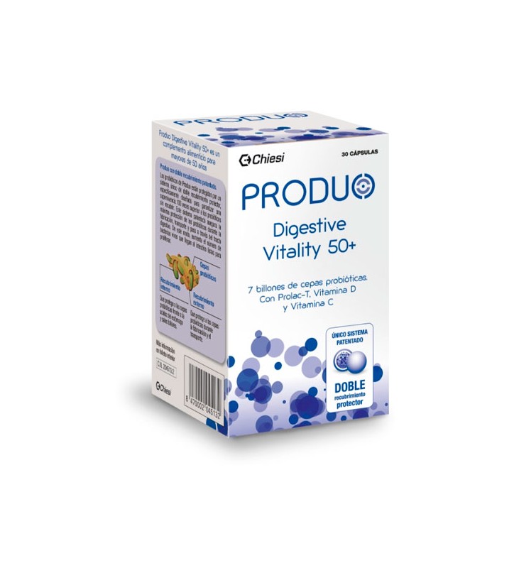 PRODUO DIGESTIVE VITALITY 50+ 30 CAPSULAS