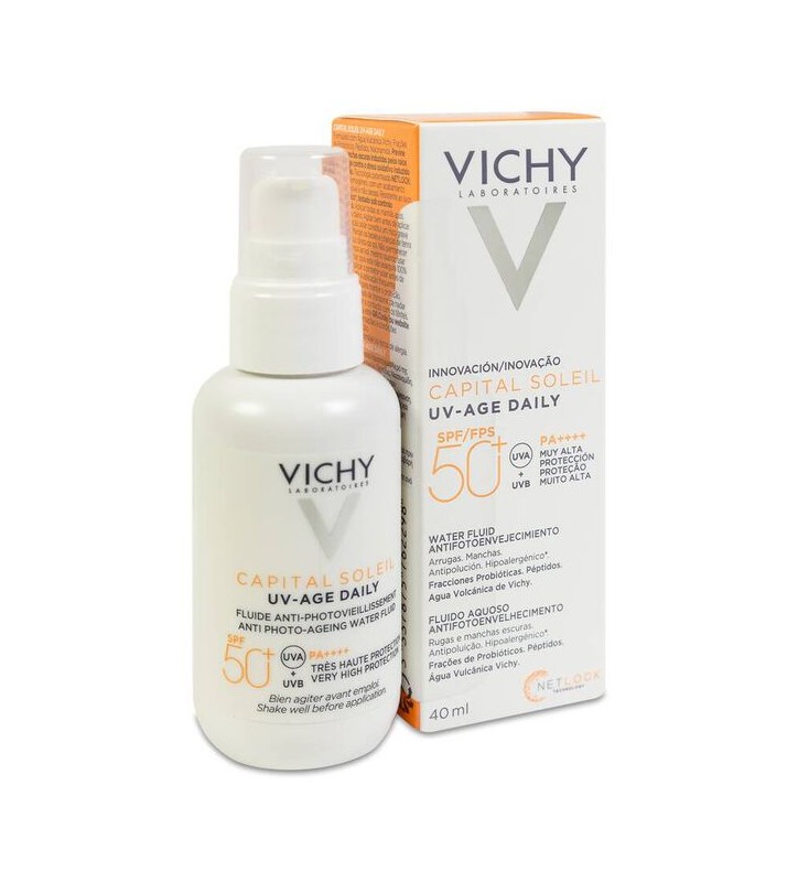 VICHY CAPITAL SOLEIL KAINOTOMIA UV-AGE DAILY SPF50 40ML