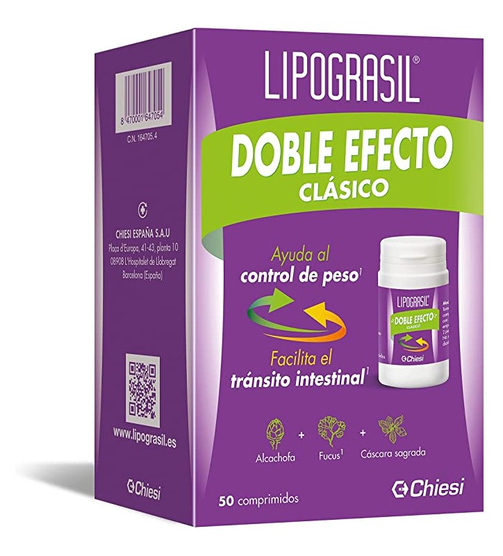 LIPOGRASIL DOBLE EFECTO CLASICO 50 COMPRIMIDOS