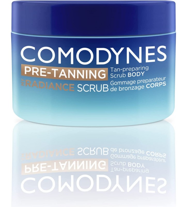 COMODYNES PRE TANNING SCRUB BODY 225G