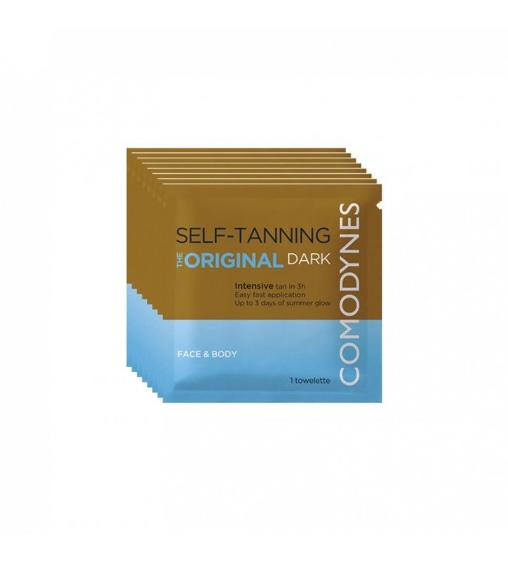 COMODYNES SELF TANNING ORIGINAL DARK 8 TOALLITAS