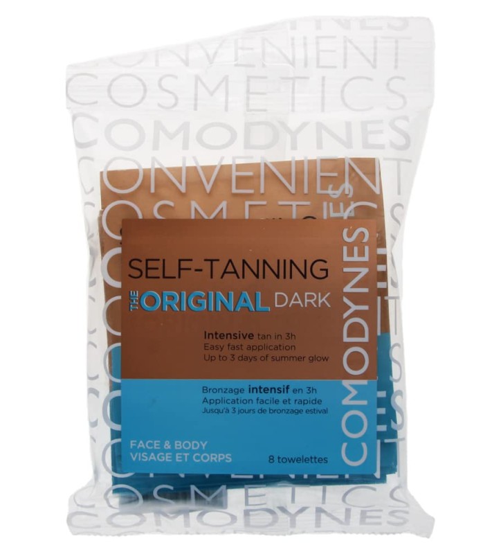 COMODYNES SELF TANNING ORIGINAL DARK 8 TOALLITAS