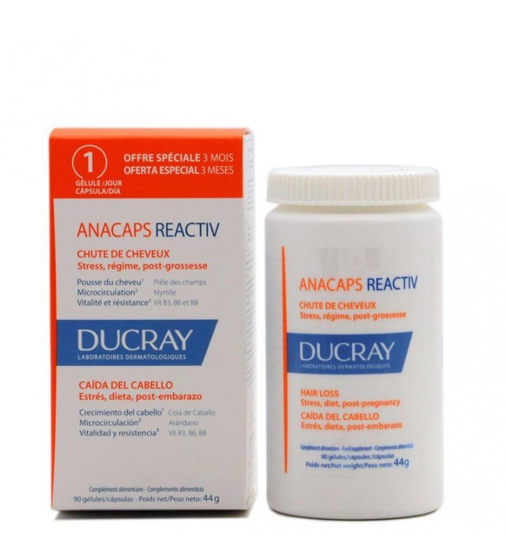 DUCRAY ANACAPS REACTIV 90 CAPSULAS