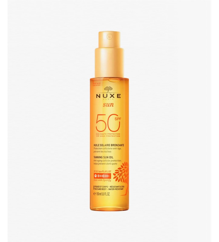 NUXE SUN HUILE SOLAIRE BRONZANTE SPF 50 150 ML