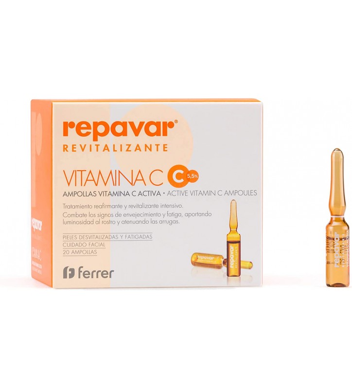 REPAVAR REVITALIZANTE VITAMINA C 20 AMPOLLAS