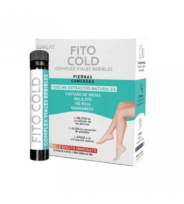 FITO COLD COMPLEX VIALES BEBIBLES PIERNAS CANSADAS 10 X 20 M