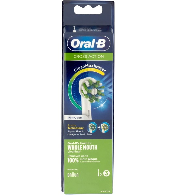 ORAL-B Reca para Cepillo Rec CROSS ACTION 3uds (Eb 50-3)