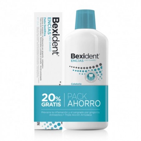 BEXIDENT ENCIAS PACK COLUTORIO 500ML + PASTA DENTIFRICA 125ML