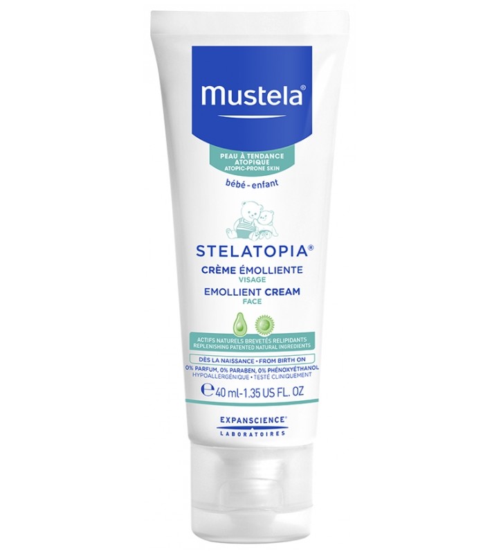 MUSTELA Stelatopia Crema Facial Emoliente tubo 40 ml