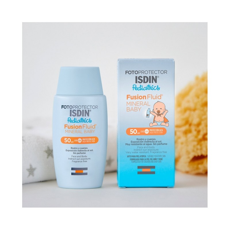 FOTOPROTECTOR ISDIN PEDIATRICS MINERAL BABY SPF50  50ML