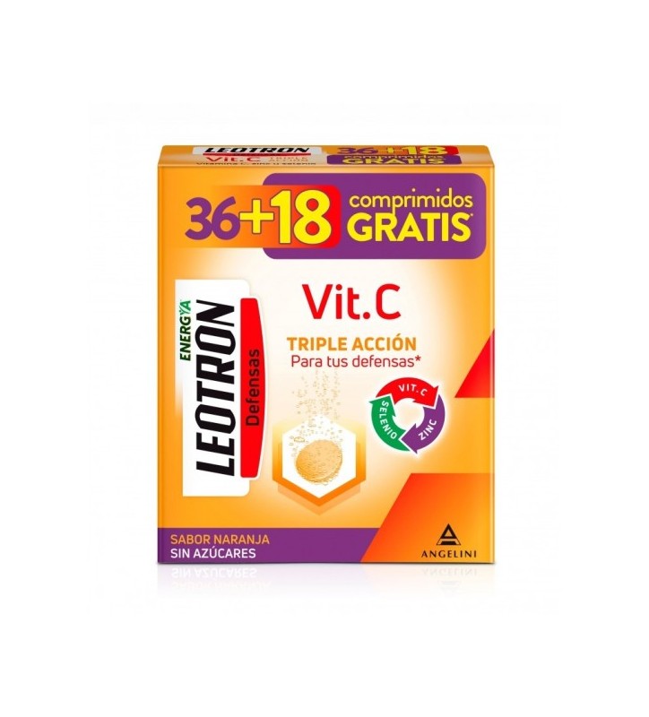 LEOTRON DEFENSAS VIT C 36+18 COMPRIMIDOS