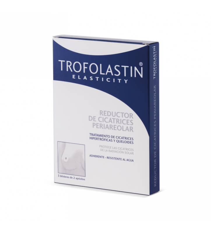 TROFOLASTIN REDUCTOR CICATRICES PERIAREOLARES  3 BLISTER DE 2 APOSITOS