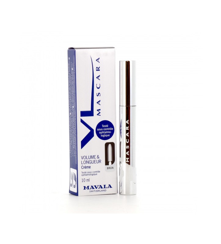 MAVALA MASCARA VOLUME & LONGUEUR MARRON 10 ML