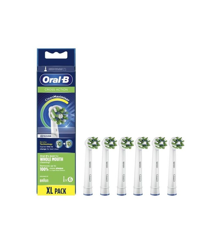 ORAL-B RECAMBIO CEPILLO RECARGABLE CROSS ACTION 6 UNIDADES