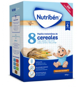 NUTRIBEN PAPILLA 8 CEREALES...