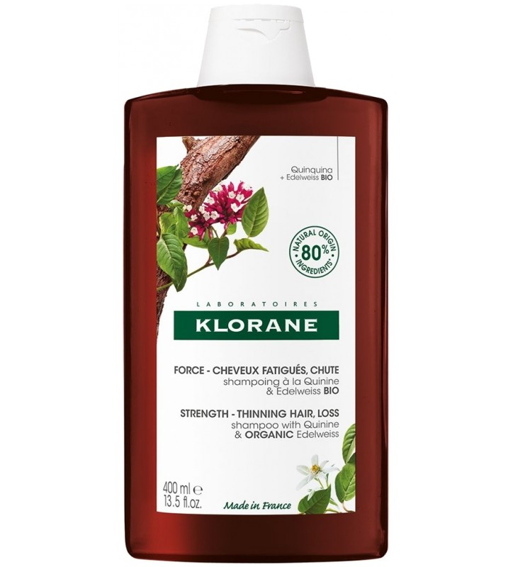 KLORANE CHAMPU QUININA CABELLOS DEBILITADO 400ML