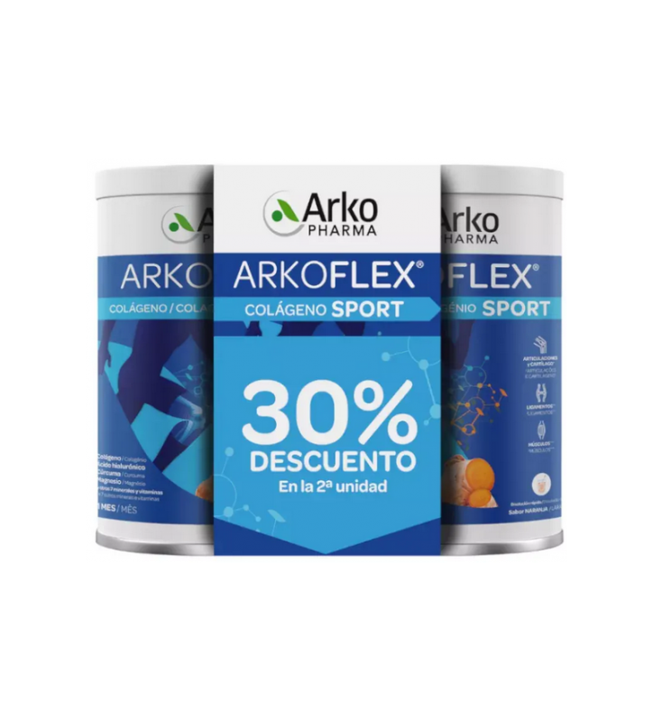 ARKOFLEX DUPLO COLAGENO SPORT NARANJA 2x390G