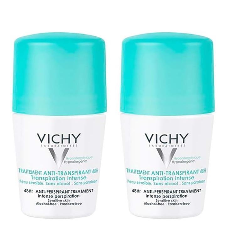 VICHY DUPLO DESODORANTE ANTITRANSPIRANTE 48H 50ML X 2