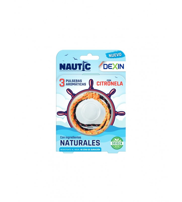 DEXIN PULSERA NAUTIC ANTIMOSQUITOS BLISTER 3