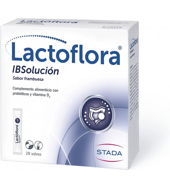 LACTOFLORA IBSOLUCION SABOR FRAMBUESA 28 SOBRES