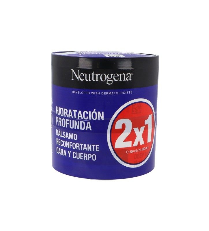 NEUTROGENA DUPLO HIDRATACIÓN PROFUNDA BALSAMO CARA Y CUERPO 2x300ML