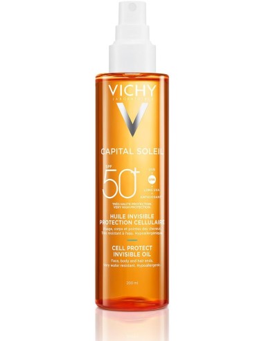 VICHY CAPITAL SOLEIL ACEITE INVISIBLE SPF50 200ML