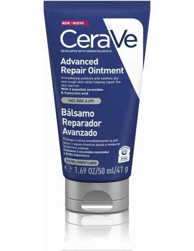 CERAVE BALSAMO REPARADOR AVANZADO  ROSTRO CUERPO Y LABIOS 50