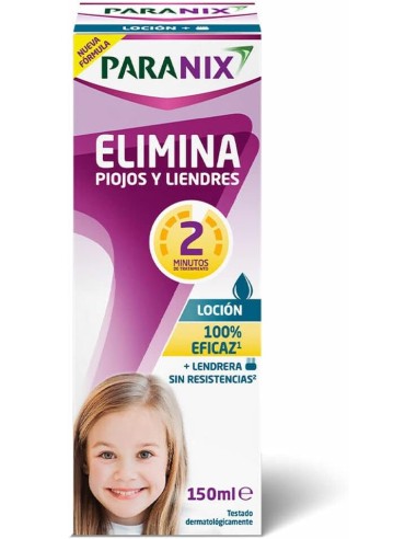 PARANIX LOCION ELIMINA PIOJOS Y LIENDRES 150ML + LENDRERA