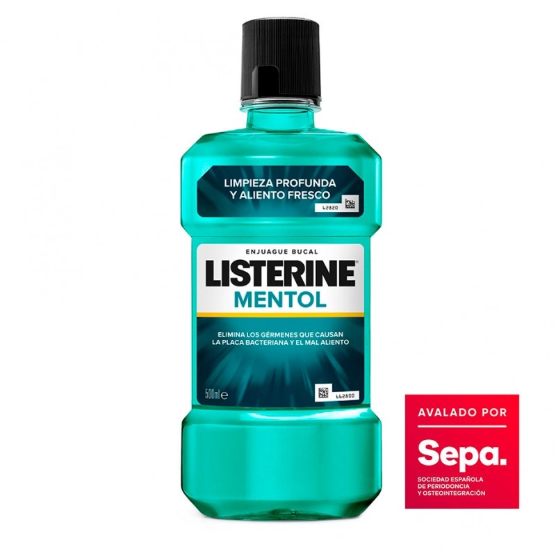 LISTERINE MENTOL 500ML