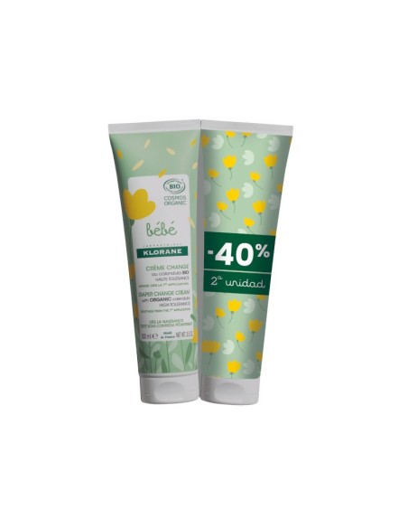 KLORANE BEBE DUO CREMA CAMBIO PAÑAL  2X100ML