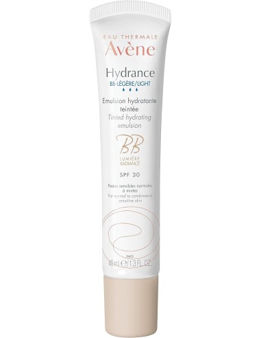 AVENE HYDRANCE BB LIGERA EMULSION HIDRATANTE COLOR SPF30 PIELES NORMALES MIXTAS 40ML