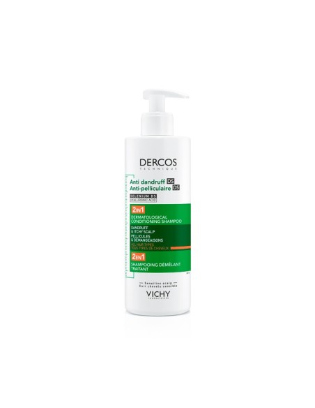 VICHY DERCOS 2EN1 CHAMPU ACONDICIONADOR ANTICASPA 390ML