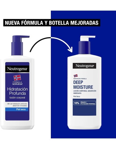 NEUTROGENA HIDRATACIÓN PROFUNDA LOCION PIEL SECA 400ML