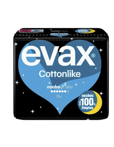 EVAX COTTONLIKE ALAS NORMAL PLUS 9 UNIDADES