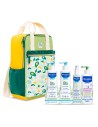 MUSTELA MOCHILA FAMILY ADVENTURES PASTEL GEL 500ML+HYDRA500ML+AGUA PEINADO200ML+LINIMENTO400