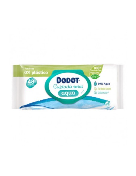 DODOT PURE AQUA PLASTIC FREE 48 TOALLITAS