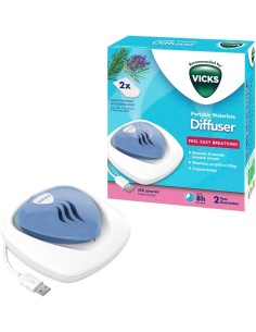 VICKS DIFUSSOR USB 8H +  2...