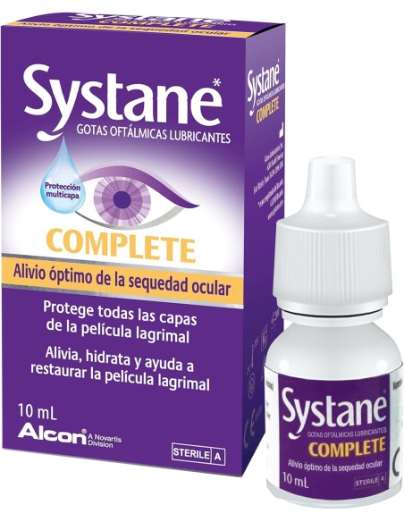 SYSTANE COMPLETE GOTAS OFTALMICAS LUBRICANTES 10ML