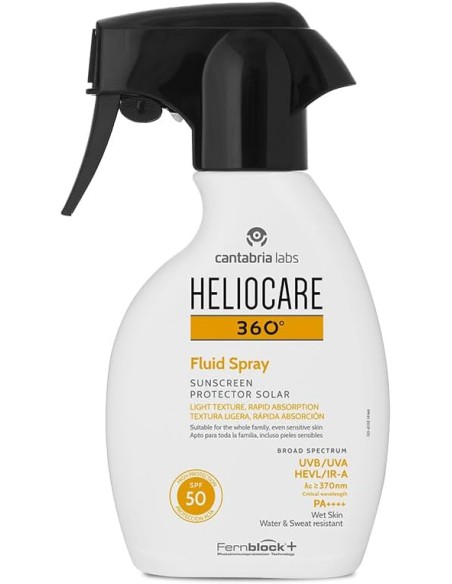 HELIOCARE FLUID SPRAY TEXTURA LIGERA SPF 50 250ML