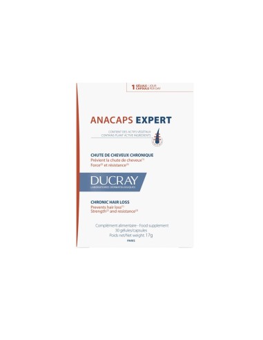 DUCRAY ANACAPS EXPERT CAIDA CRONICA DEL CABELLO30 CAPS