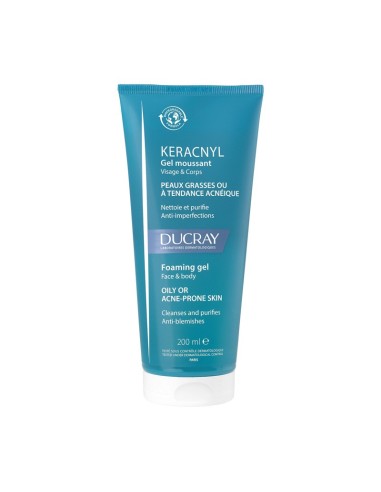 DUCRAY KERACNYL GEL MOUSSANT 200 ML